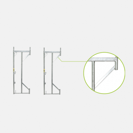 CADRE APPUI DECALE 2,0M x 0,73M